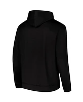 Colosseum Men's Black Grambling Tigers Blackout 3.0 Pullover Hoodie