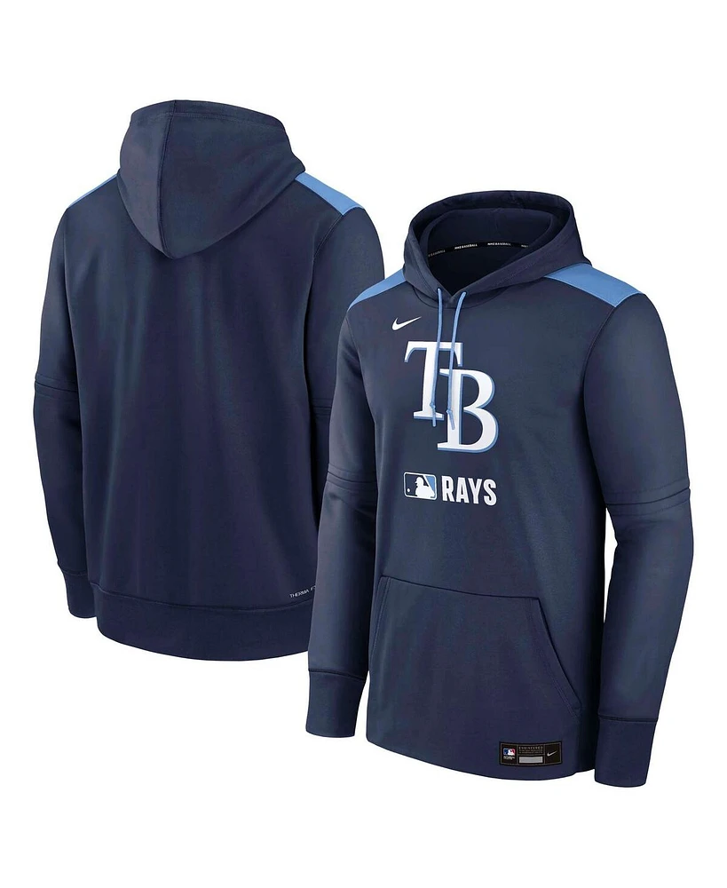 Nike Men's Navy Tampa Bay Rays Authentic Collection Performance Pullover Hoodie