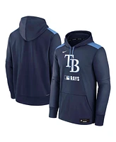 Nike Men's Navy Tampa Bay Rays Authentic Collection Performance Pullover Hoodie