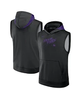 Nike Men's Black Tampa Bay Rays Authentic Collection Performance Sleeveless Pullover Hoodie