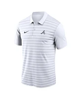 Nike Men's White Atlanta Braves Authentic Collection Victory Performance Polo Shirt