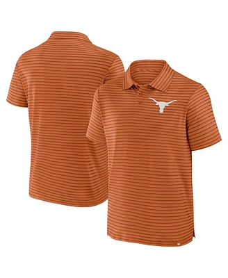 Fanatics Men's Texas Orange Longhorns Victory Calls Stripe Polo Shirt