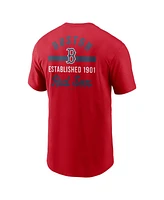 Nike Men's Red Boston Sox 2-Hit T-Shirt