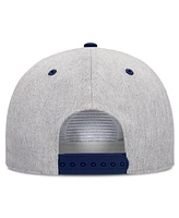 Fanatics Men's Heather Gray/Navy Team Usa Eagle Snapback Hat