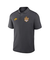 Nike Men's Anthracite Lsu Tigers Primetime Victory Legacy Vault Logo Performance Polo Shirt