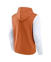 Fanatics Men's Texas Orange/White Longhorns Outline Pullover Hoodie