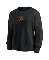 Fanatics Women's Black Phoenix Suns Oversized Game Day Pullover Sweatshirt