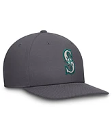 Nike Men's Gray Seattle Mariners Pro Performance Snapback Hat