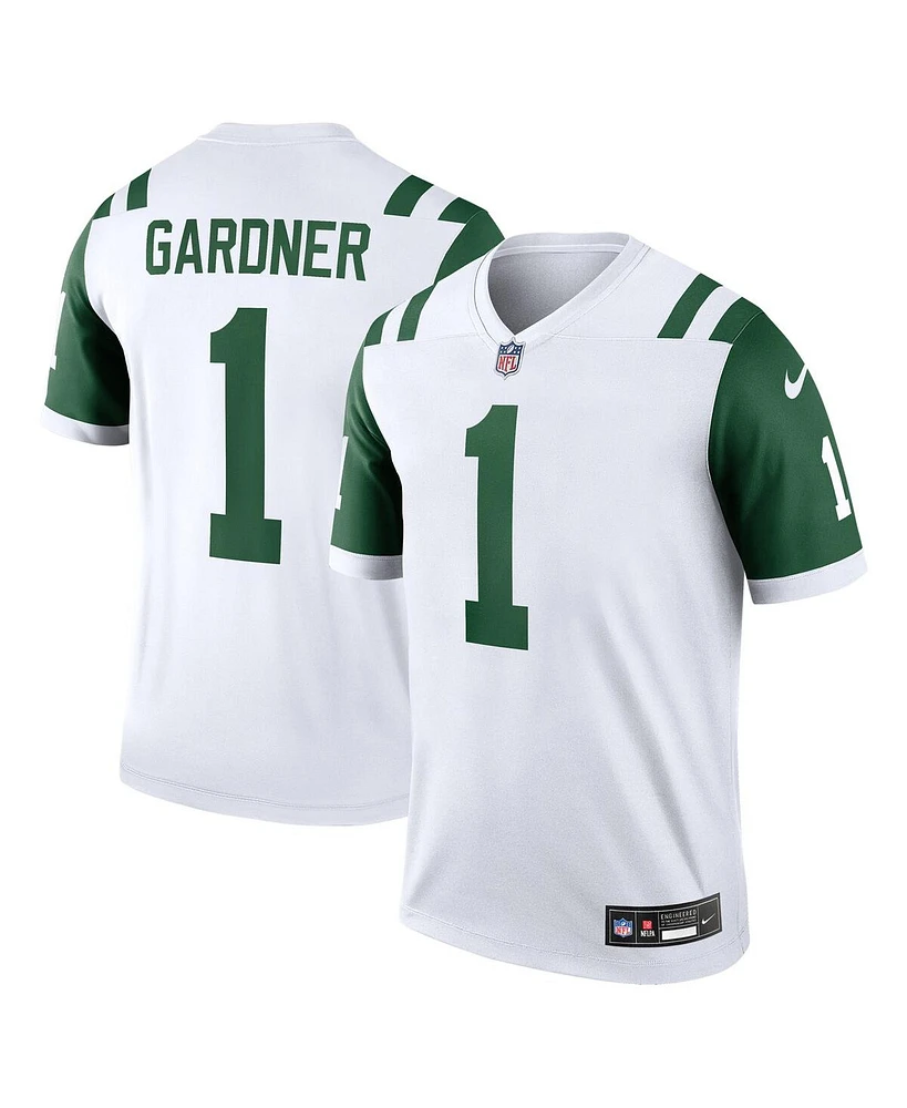 Nike Men's Ahmad Sauce Gardner White New York Jets Alternate Legend Player Performance Jersey