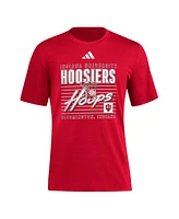 Adidas Men's Crimson Indiana Hoosiers Locker Swish Tri-Blend T-Shirt
