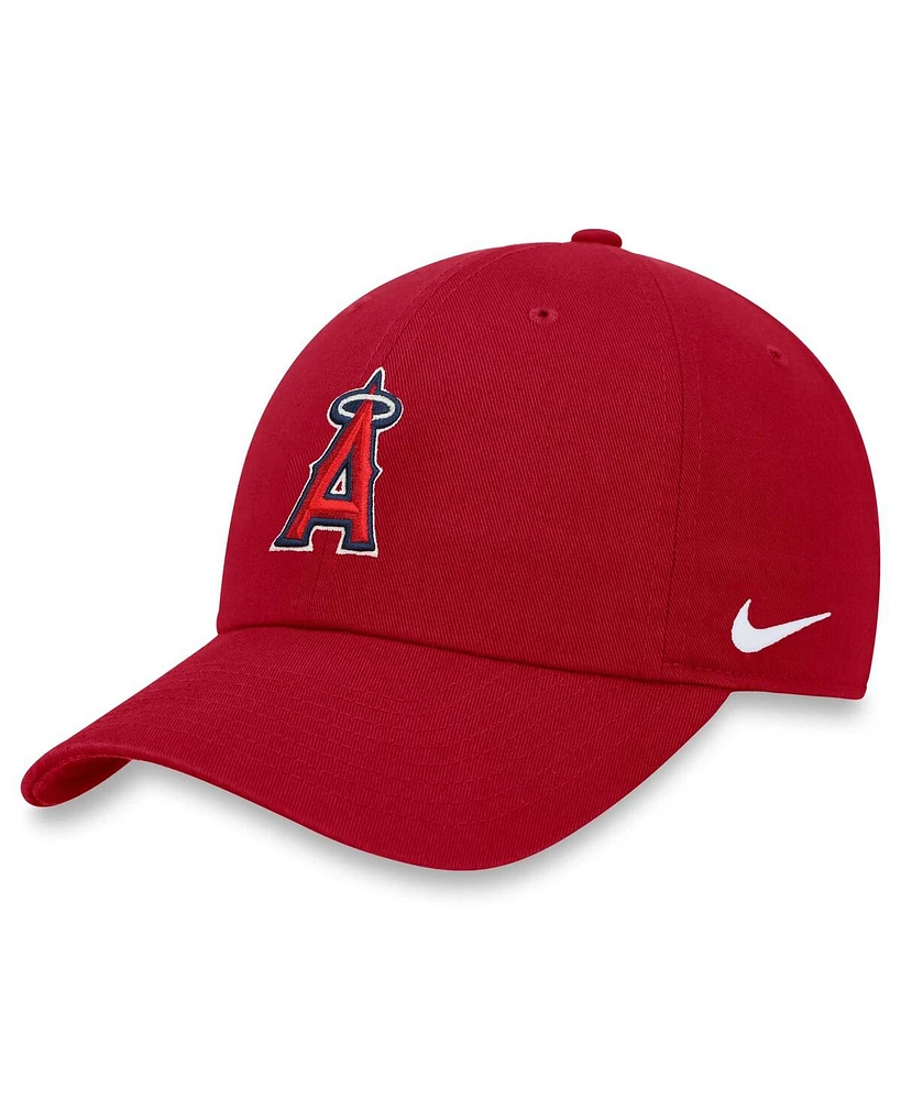 Nike Men's Red Los Angeles Angels Club Adjustable Hat