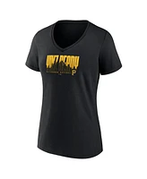 Fanatics Women's Black Pittsburgh Pirates Yinz Ready V-Neck T-Shirt
