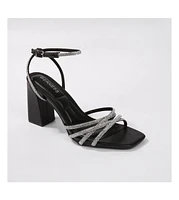 Hailie Strappy Rhinestone Heels