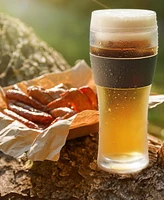 The Wine Savant Khen Freezable Pint Beer Glasses, Set of 2