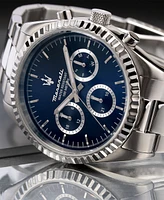 Maserati Men's Multifunction Stainless Steel Metal Band Watch, 43mm