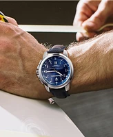 Maserati Men's Date Blue Leather Watch, 44mm