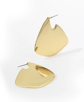 Steve Madden Geometric Statement Hoop Earrings