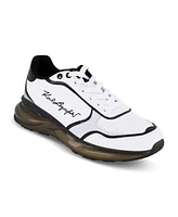 Karl Lagerfeld Paris Men's Embroidered Signature Logo Running Sneakers