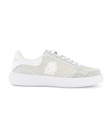 Karl Lagerfeld Paris Men's Side Patch Court Lace Up Sneakers