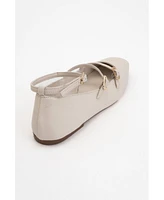 Serena Leather Mary Jane Flats