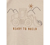 Carter's Toddler Boys Construction T-Shirt & Shorts, 2 Piece Set