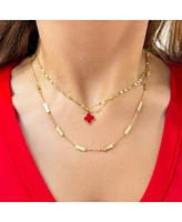 The Lovery Coral Clover Charm 14K Gold - 10 millimeters