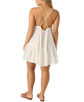 O'Neill Juniors' Cotton Eyelet Mini Dress Cover-Up