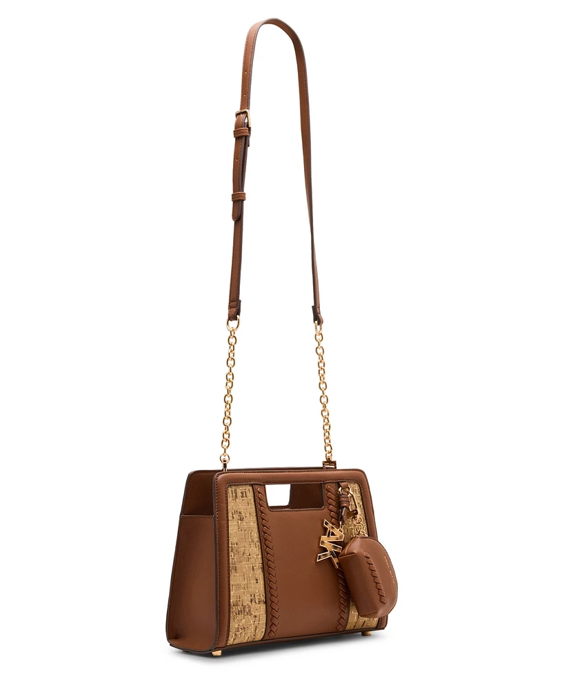 Anne Klein Cork Convertible Strap Clutch Bag