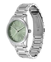 Olivia Burton Women's Glowful Silver Tone Stainless Steel Bracelet Watch