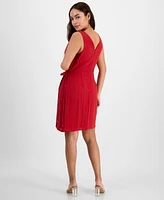 Sam Edelman Women's Faux-Wrap Sleeveless Mini Dress