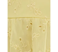 Trixxi Juniors' Keyhole-Front Tiered Sleeveless Mini Dress