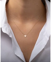 14k Gold Heart Necklace