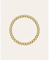 5mm Gold Bead Bracelet