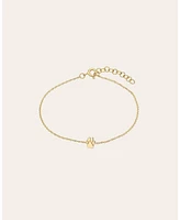 14k Gold Tiny Paw Bracelet