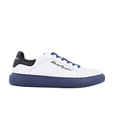 Karl Lagerfeld Paris Men's Embroidered Signature Logo Sneakers