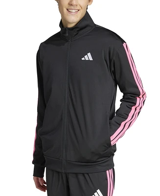 adidas Men's Logo Stripe Track Jacket