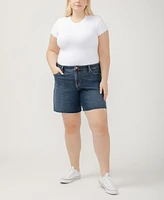 Silver Jeans Co. Plus Suki Mid Rise Curvy Fit Shorts