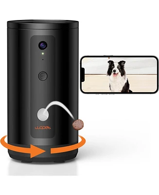 300° Dog Camera with Treat Dispenser, [New 2024] 5G WiFi Pet Camera Treat Tossing for Cats and Dogs, 1080P Hd with Night Vision, 2-Way Audio for