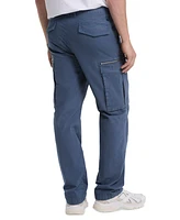 Michael Kors Men's Slim Straight Fit Stretch Garment-Dyed Cargo Pants
