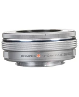 Olympus M.Zuiko Digital 14-42mm f/3.5-5.6 Ez Pancake Lens for Micro Four Thirds, Silver