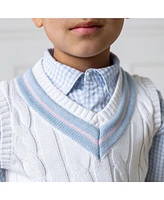 Hope & Henry Boys Long Sleeve Seersucker Button Down Shirt