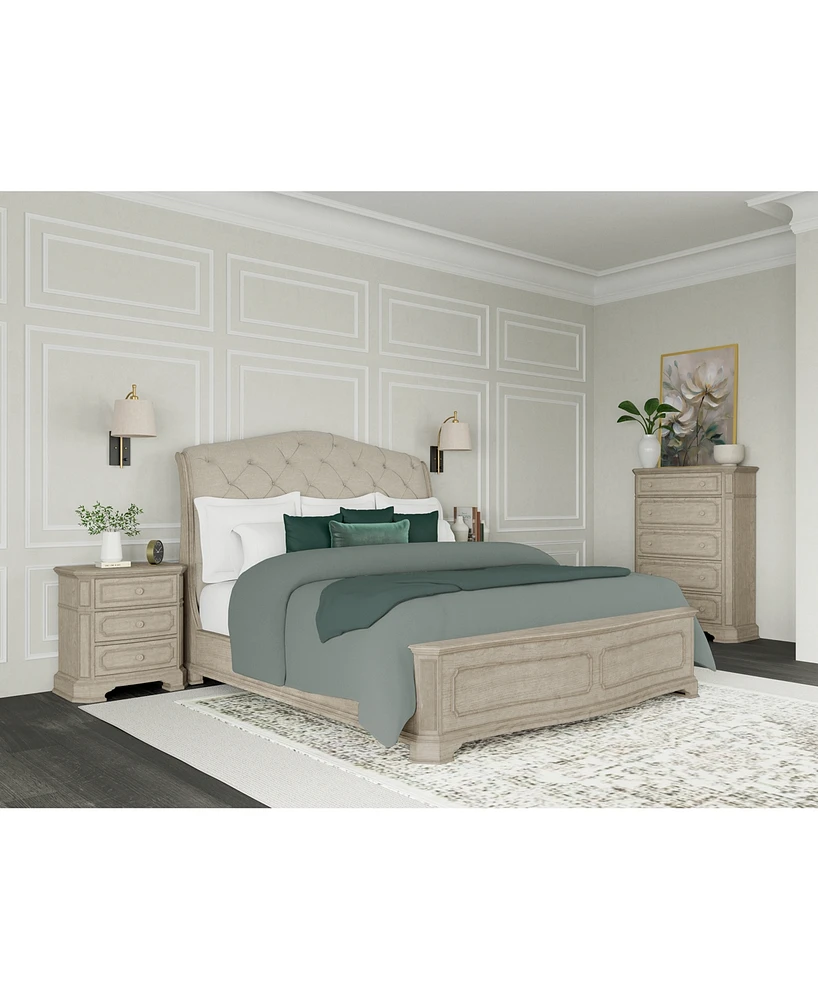 Kensington 3-Pc. King Set (Bed, Chest & 3-Drawer Nightstand)