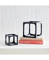 Cubist Sculptures, Set Of 2