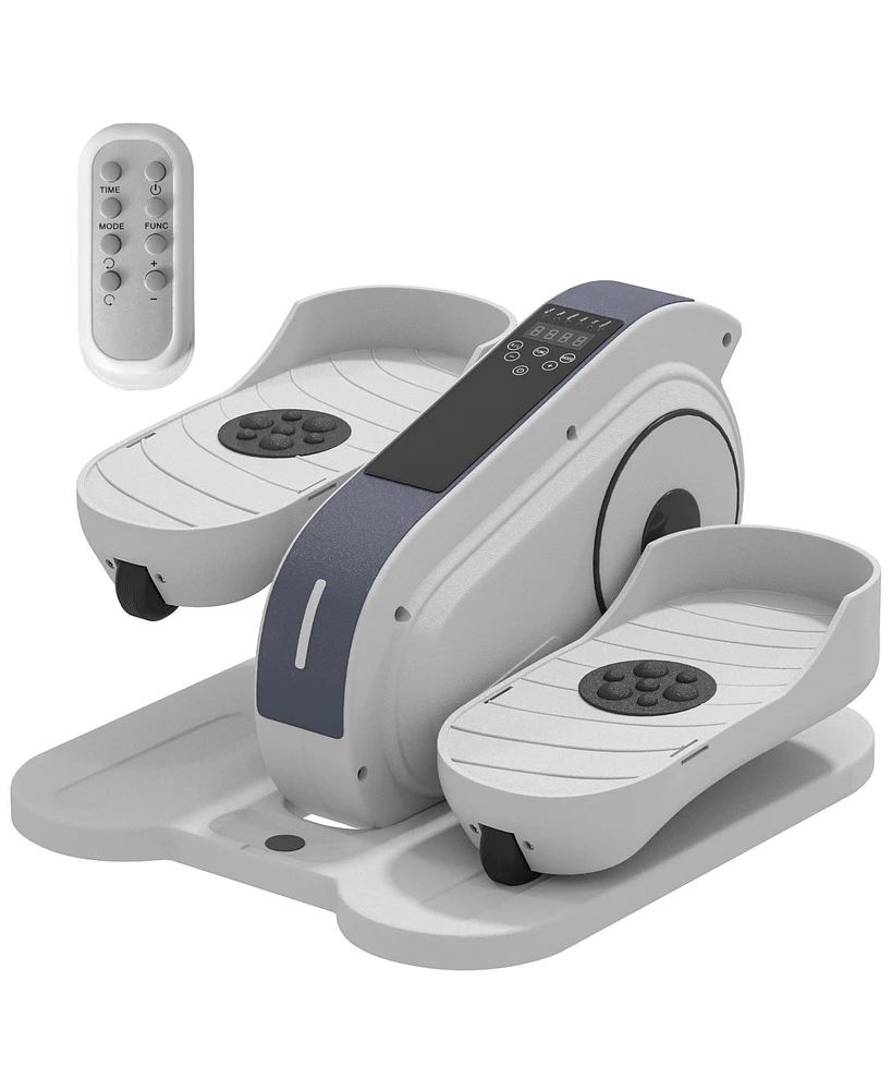 Soozier Under Desk Elliptical Machine with Remote Control, 10 Speeds