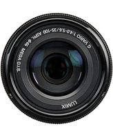 Panasonic Lumix G Vario 35-100mm f/4.0-5.6 Aspherical Lens Micro Four Thirds, Black