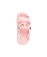 Bebe Little Girls Cute and Comfortable Summer with Charms Sandals