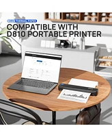 Polono D810 Thermal Printer Paper 8.5 x 11 Inch, Advanced Thermal Printing, Us Letter Size Thermal Paper Compatible with D810, Size 8.5" x 11", 4 Pack