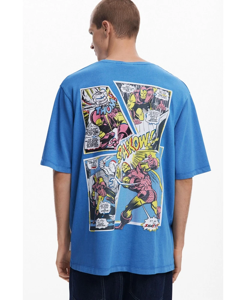 Desigual Men's Ironman Marvel T-shirt
