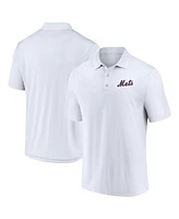 Fanatics Men's White New York Mets Component Polo Shirt