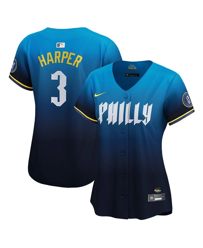 Nike Women's Bryce Harper Blue Philadelphia Phillies City Connect Limited Jersey
